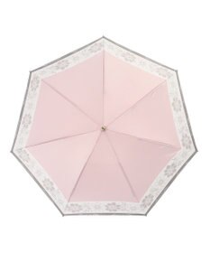 MOONBAT LANVIN en Bleu 折りたたみ傘 サテンプリントフラワー