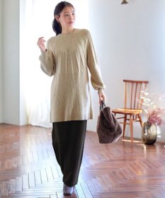 Tiaclasse L 求心片畦ニットチュニック