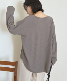 AMERICAN HOLIC 【WEB限定】ワッフル配色メロープルオーバー