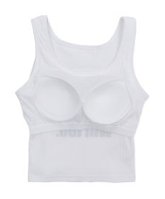 WEGO 【カップ付きインナー】グラフィックカップ付きリブタンク