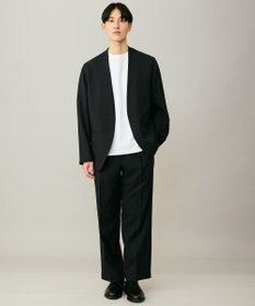 UNFILO MENS ウーリーノ ノーカラージャケット