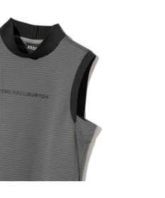 ZERO HALLIBURTON ノースリーブボーダーモックネック ZHG-W6S5b 85218
