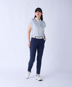 FILA GOLF／marie claire 【FILA GOLF】 ウェストロゴジャガードゴムツイルロングパンツ