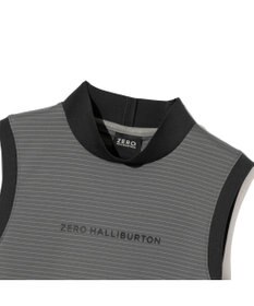 ZERO HALLIBURTON ノースリーブボーダーモックネック ZHG-W6S5b 85218
