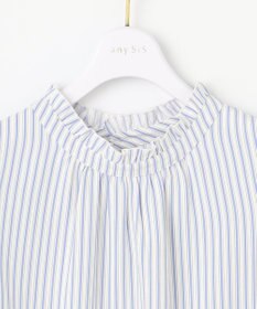 ANY SIS S 【洗える】フリルネックスタンド ブラウス