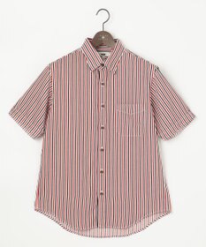JOSEPH ABBOUD 【イージーケア】ストライプ 半袖シャツ