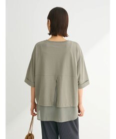 Green Parks ５分袖裾シアードッキングチュニック