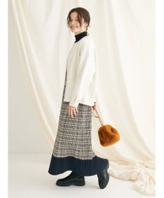 CRAFT STANDARD BOUTIQUE 裏起毛リングドットカーディガン