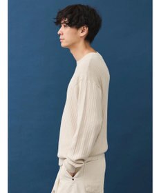 CRAFT STANDARD BOUTIQUE ワイドリブクルーネックニットプルオーバー