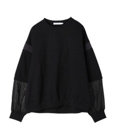 AMERICAN HOLIC 袖異素材ミニ裏毛プルオーバー