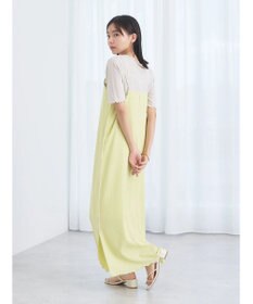 earth music&ecology ＳＥＴ２点配色キャミワンピース＋メローインナー