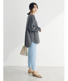 Green Parks ピグメントドッキングスリットデザインチュニック