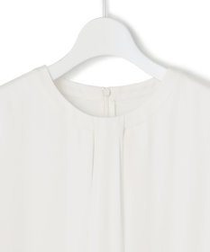 23区 【洗える】シルキーデシン タックデザイン カットソー