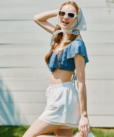 San-ai Resort（三愛水着楽園） 楊柳　ショートパンツ　M・L　【San-ai Resort（サンアイリゾート）】