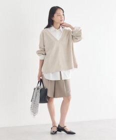 earth music&ecology ディープＶネックプルオーバー