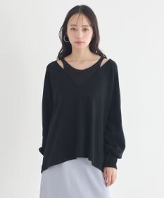 earth music&ecology ディープＶネックプルオーバー