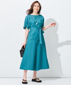 自由区 【接触冷感/セットアップ着用可】トリアセテートツイル フレアスカート