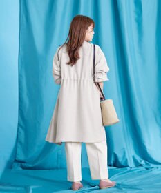 Tiaclasse 【洗える】パフスリーブ着流しコート