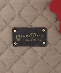 LA BAGAGERIE 【LA BAGAGERIE×HELLO KITTY】リボンチャーム付き　キルティングトート