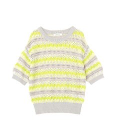 AMERICAN HOLIC マルチボーダー配色ニット