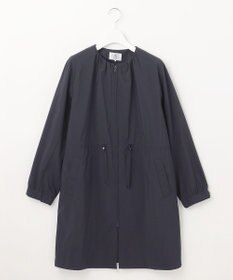 J.PRESS LADIES L 【洗える・撥水】マイクロタフタ ノーカラー ロング コート