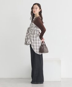 earth music&ecology クルーネックシアーテレコプルオーバー