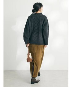 CRAFT STANDARD BOUTIQUE ラグランケーブルニットプルオーバー　