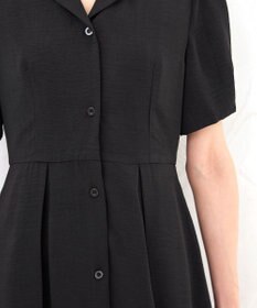 Tiaclasse 【洗える】開襟シャツワンピース
