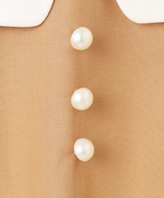 組曲 KIDS 【150-160㎝】カーブカラー ワンピース