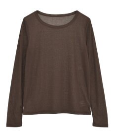 earth music&ecology クルーネックシアーテレコプルオーバー