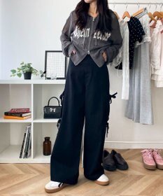 WEGO サイドリボンカーゴパンツ