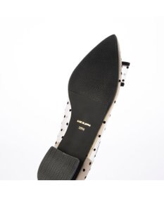 MODE ET JACOMO <carino>ドットチュールパンプス
