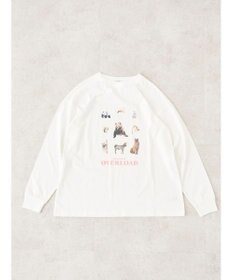 earth music&ecology アソートアニマルプリントロンＴｅｅ