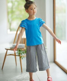 組曲 KIDS 【150-160cm】ギンガム パンツ