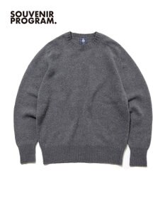 J.PRESS MEN 【J.PRESS ORIGINALS】【UNISEX】Shaggy Saddle Crew Neck Sweater