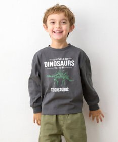 ANY KIDS 恐竜プリント 長袖Tシャツ
