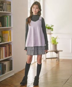 組曲 KIDS 【150-160㎝】レディチェック キュロット