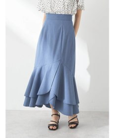 earth music&ecology チューリップヘムティアードスカート