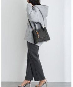 MioFIRANO カジュアルシッククロスラインハンドバッグ 2WAY チャーム付き　FIRANO フィラノ