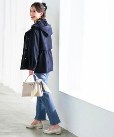 ANY SIS S 【2WAY】エレカジストレッチ フーデットハーフ アウター