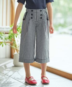 組曲 KIDS 【150-160cm】ギンガム パンツ