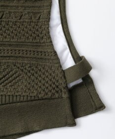 TRICOTE バンピーニット切り替えベスト