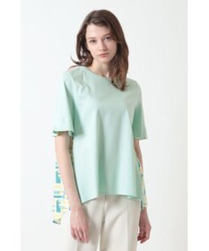 DAKS チェック切替 デザインブラウス