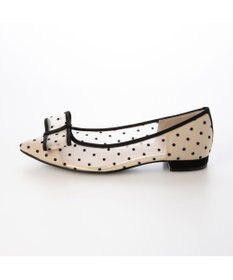 MODE ET JACOMO <carino>ドットチュールパンプス