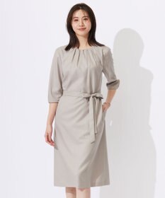 J.PRESS LADIES S 【セットアップ対応・洗える・UVケア・速乾】 OXIJEWELストレッチ ワンピース