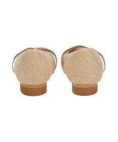 Bridget Birkin 【Bridget Birkin】エラスティックバンドもこもこスクエアバレエシューズ