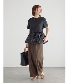 Te chichi カットドビー切替えトップス(セットアップ可)