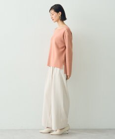 YECCA VECCA ミラノリブ金釦ニット