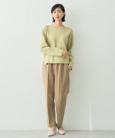 YECCA VECCA ミラノリブ金釦ニット