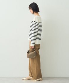 YECCA VECCA ミラノリブ金釦ニット